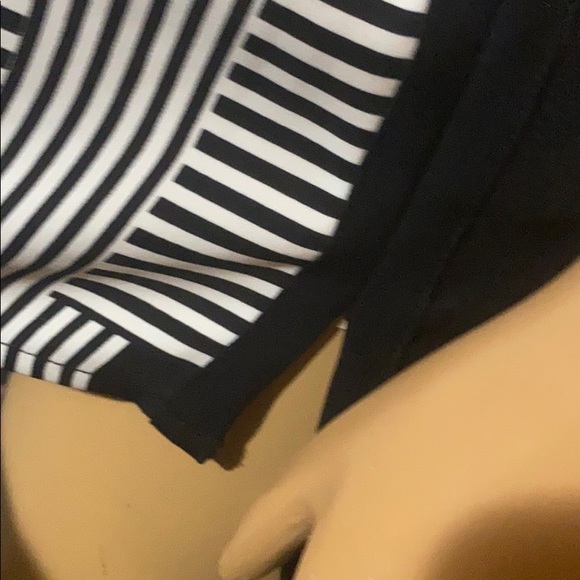 ‼️CK Stunning B&W Asymmetrical Top - Picture 2 of 7